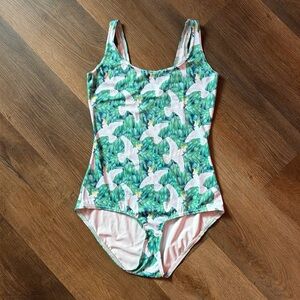 Black milk clothing, cockatiel swimsuit size medium